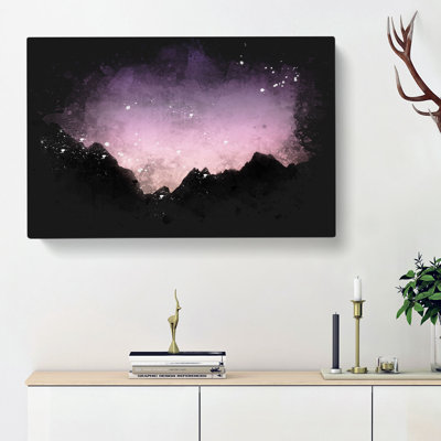 Pink Sky At Night - Wrapped Canvas
