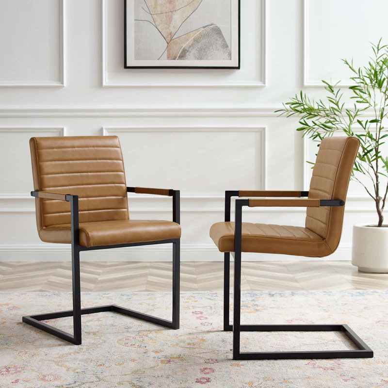 Chaises de salle à manger Savoy, Brun clair