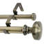 Tringle à rideaux double réglable en métal Courtland-1307787130-1307787131