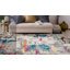 Tapis abstrait bleu / rose / orange Riegelsville-1522136693