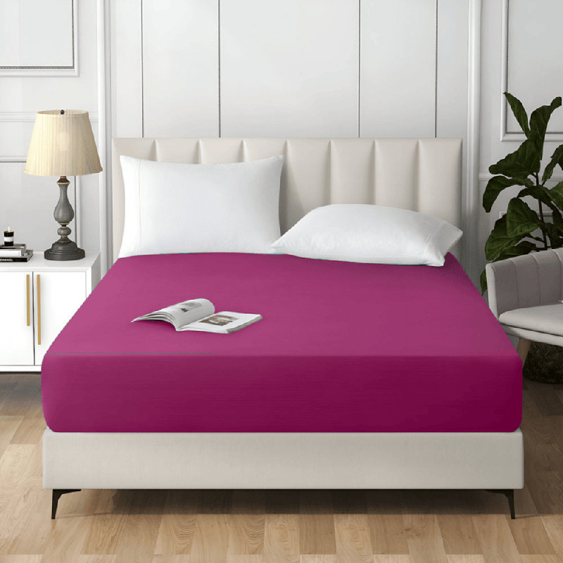 Angeliza Microfiber Standard Fitted Sheet, Single (3'), Pink