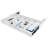 Under Desk Mounted Sliding Pull-Out Drawer Storage Organizer-2068303436