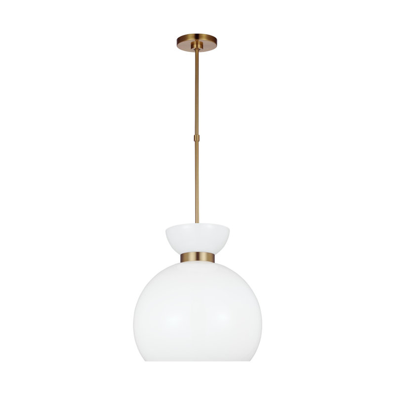 Londyn 1 - Light Pendant, Milk White