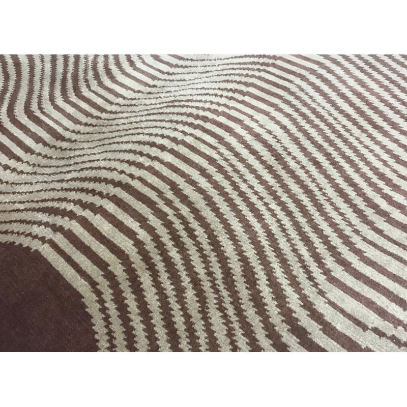 Hand-Knotted High-Quality Gold Area Rug