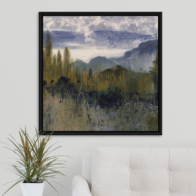 « distante peak », peinture sur toile