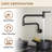 CASAINC 1.8 Flow Wall Mount Swing Arm Folding Pot Filler Kitchen Faucet-93762597