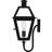Mishler 1-Light Earth Black Outdoor Wall Lantern