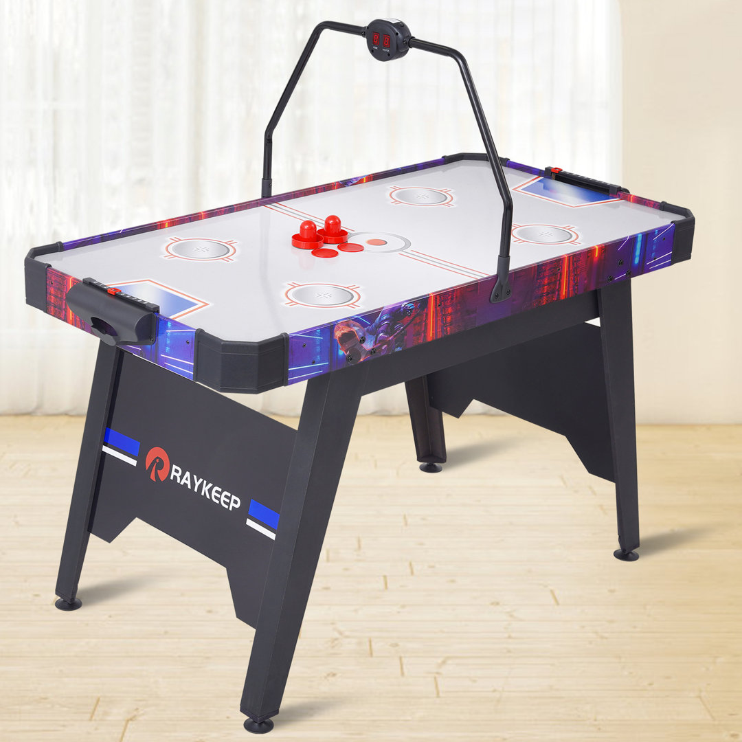54'' 2 -Player Manufactured Wood Air Hockey Table with Digital Scoreboard RayChee