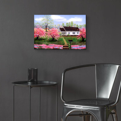 «Mom and Dad's in Spring» par Arie Reinhardt Taylor, art mural en verre acrylique