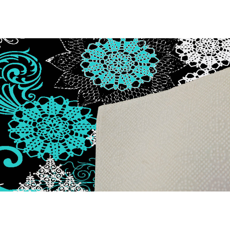 Premium Hall Carpet (3.3 x 6.6 ft), 100% Polyester, 0.4 in Pile Height | Antibacterial, Non-Slip PVC Dot Underside | Machine Washable, 3D Digital Printing | Ideal for Living Room, Bedroom, and Entryway Decor