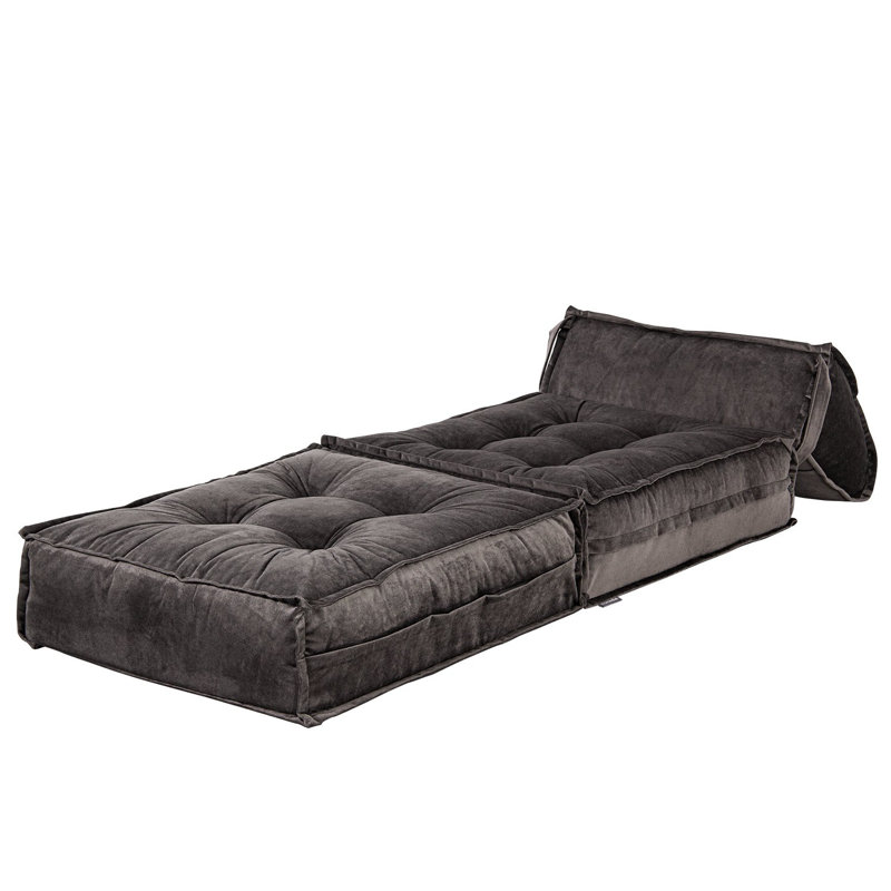 Allinson 65cm Upholstered Futon, Anthracite