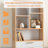 Adonia Modern 59"H For Home Office With 2 Drawers, Cabinet And 5 Storage Cubes-1180230509