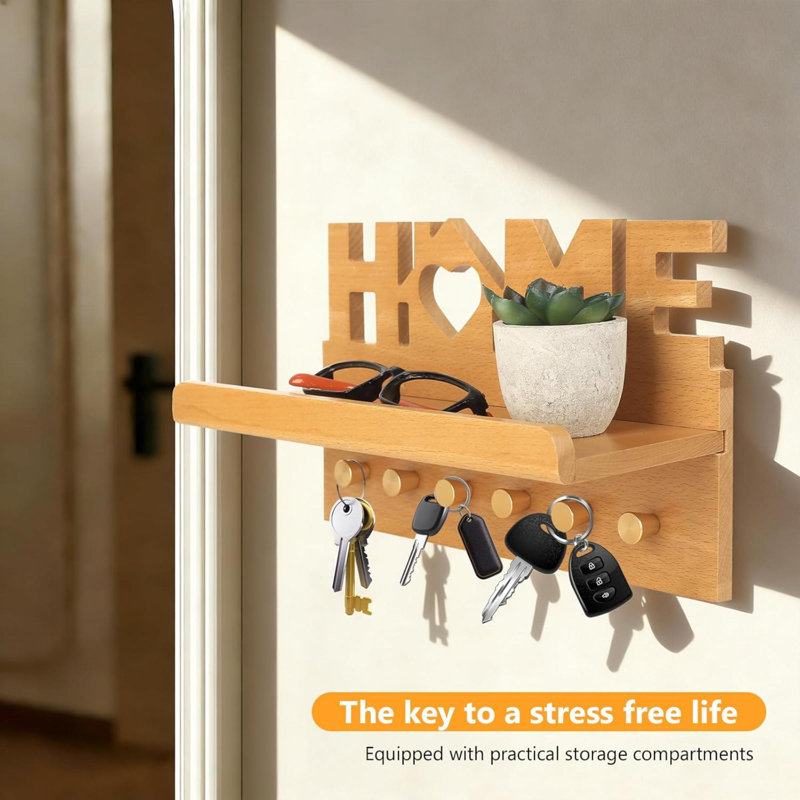 Wood Wall Organizer