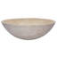Lavabo de salle de bain vasque circulaire en pierre Travertine