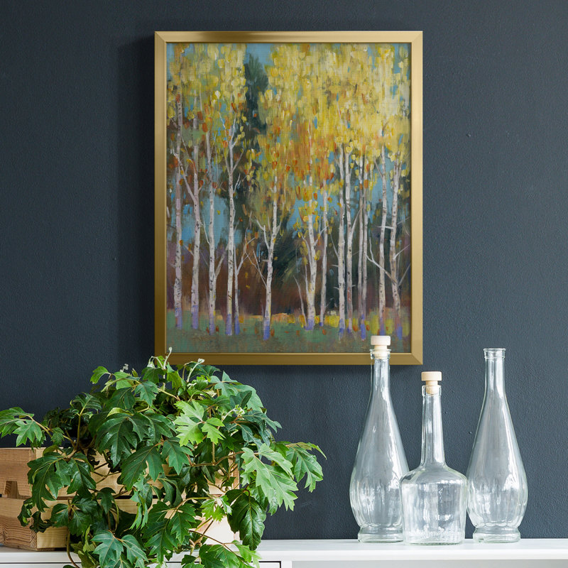 Aspen Grove II - toile encadrée de qualité supérieure - prête à être accrochée
