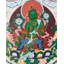 21 Tara Thangka vert (Brocadeless Thangka)