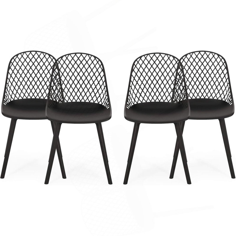 Chaise Lily (ensemble de 4), Noir