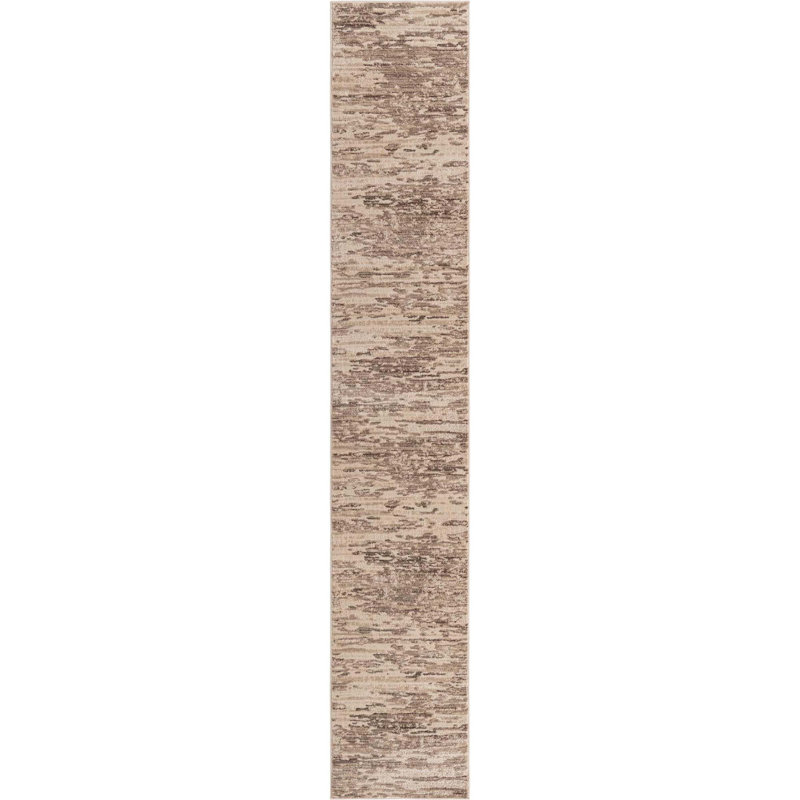 Perillo Abstract Indoor Rug, Runner 2' x 12'