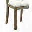 Ensemble de chaises d'appoint avec dégagement pratique pour un placement polyvalent
