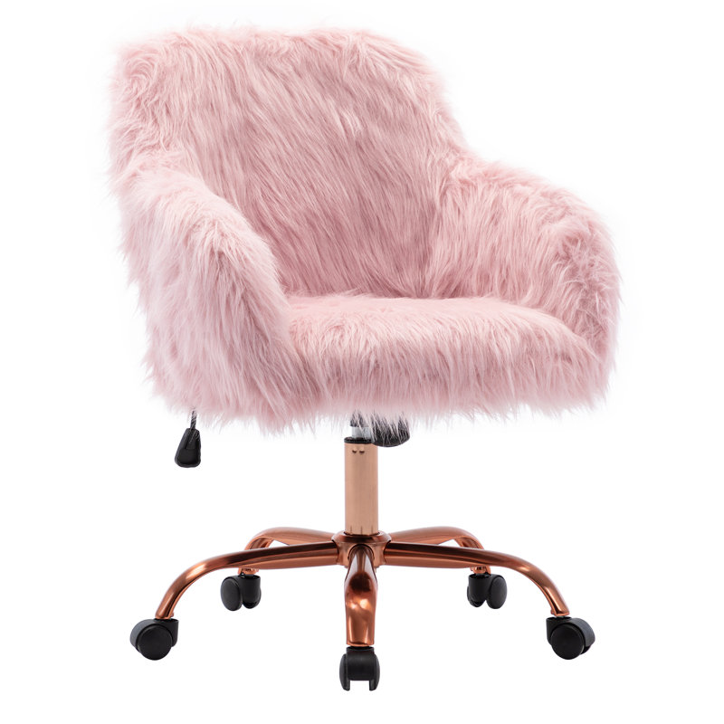 Chaise de travail Munsell, Rose, Or rose