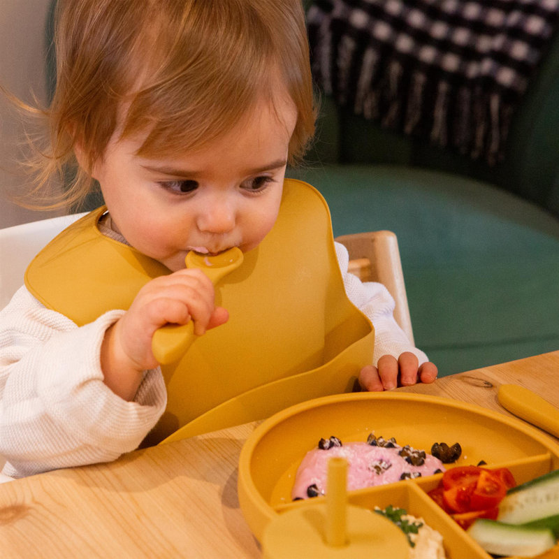 Solid Colour Bib Apron, Yellow
