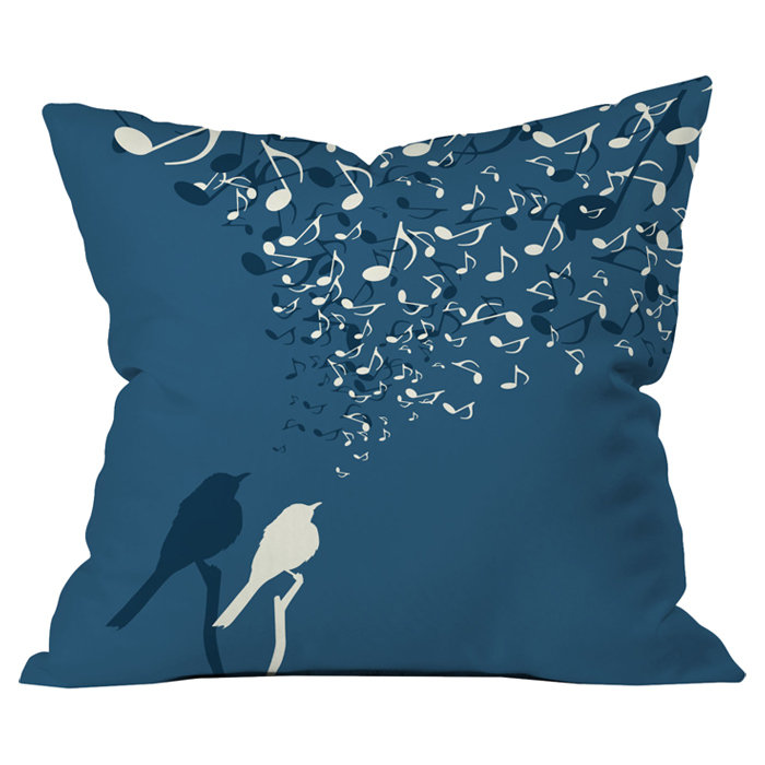 Coussin extérieur Belle Love Song, 26 po x 26 po