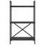 96cm H x 56cm W Steel Etagere Bookcase-1327213080