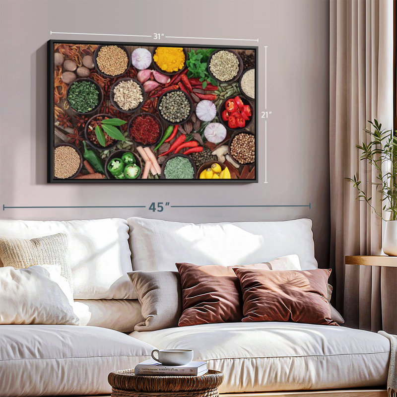 Impression sur toile Fresh Spices, H 31 po x l 21 po