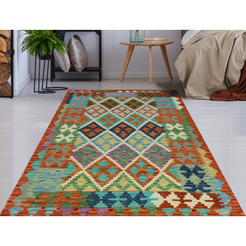 Flatweave Reuel Rust Rug
