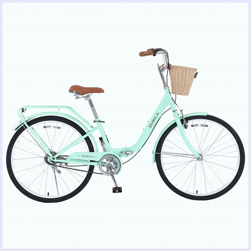 Vélo pliant à une vitesse de 26 pouces, cadre en acier durable, conception compacte pour un rangement et un transport faciles