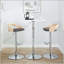 Tabouret de bar réglable avec pivot - ensemble de 3-134673010-134673012