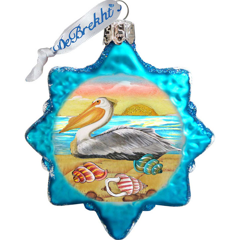 Keepsake 2'' Handmade Glass Holiday Shaped Ornament