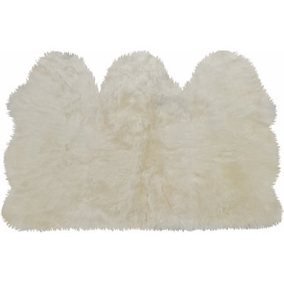 Cyanne Handmade Sheepskin Gold Area Rug