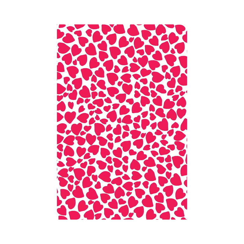 Animal Print Heart, 2014 by Louisa Hereford - Wrapped Canvas Print, 30.48cm H x 20.32cm W x 1.91cm D
