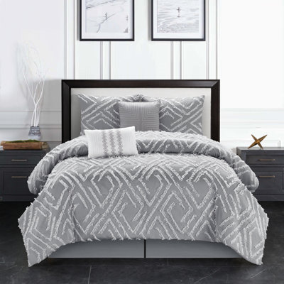 Amelie 5 Piece Geometric Comforter Set