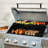 Monument Grills M405K Retro-Modern 4+1 Burner Freestanding Gas Grill with Smoker Box, Clearview® Window Lid, Side Burner, LED Control Knobs & Cabinet, 630 Sq. In. Cooking Area🍔-614307074-614307075