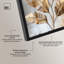 Ensemble de 2 décorations dorées Golden Glam Luxe par Art Remedy, cadre noir, 25 x 31-1003234005-1003234011