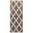 Freida 24x60-inch Cotton Bathroom Rug with Trellis Pattern and Non-Slip Base - Machine Washable-2038635429