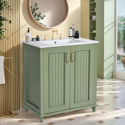 Ensemble de meuble-lavabo avec lavabo