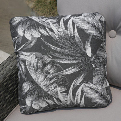Coussin décoratif intérieur / extérieur en coton réversible