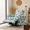 Fauteuil inclinable manuel pivotant