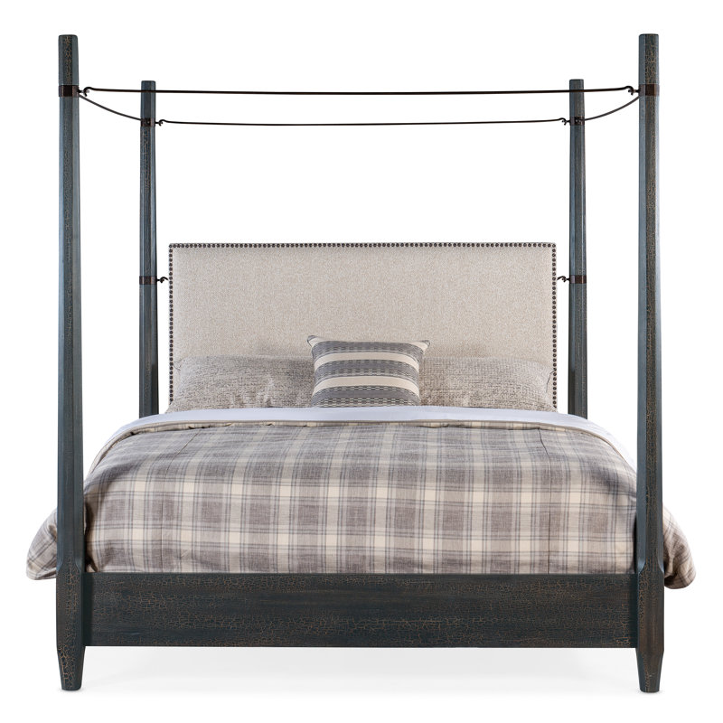 Big Sky Upholstered Canopy Bed, King