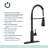 Pull Down Single Handle Kitchen Faucet with Accessories-65322437