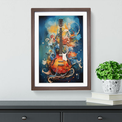 Guitar Symbolism No.2 - Framed Print