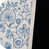 Bleu sur beige est en rupture de stock