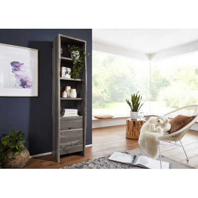 Pure Acacia Solid Wood Freestanding Linen Cabinet
