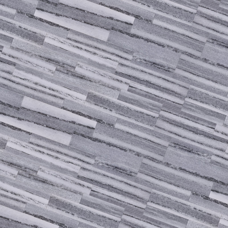 Tuile de mosaïque en pierre composite 6" x 24"