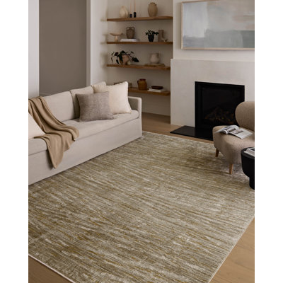 Tapis sauge / doré Marlia