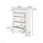 Mobilier de chambre à coucher 1 pièce