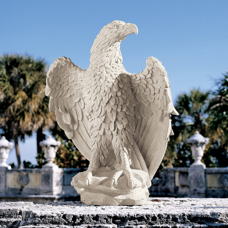 America's Eagle Animals Weather Resistant UV Resistant Polyresin Garden Statue